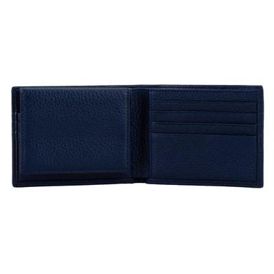 Barry Lacivert Erkek Deri Cüzdan