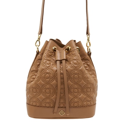 Bedarf Kadın Monogram Deri Omuz Askılı Çanta