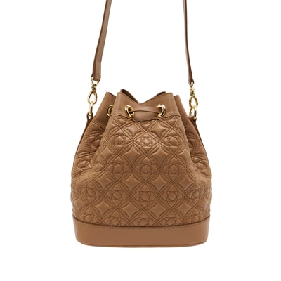 Bedarf Kadın Monogram Deri Omuz Askılı Çanta