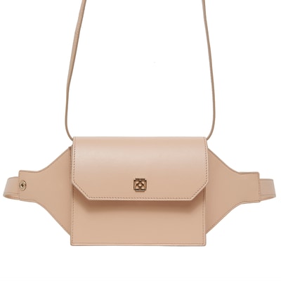 Bej Alsatia Kadın Deri Bel Çantası