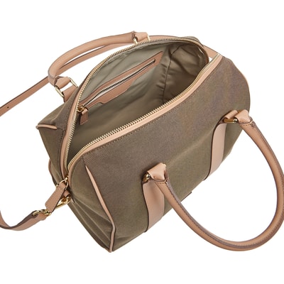 Bej Clarice Kadın Deri El Çantası