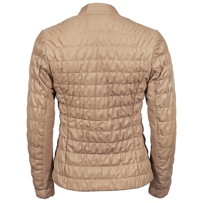 Bej Fernanda Kadın Deri Mont