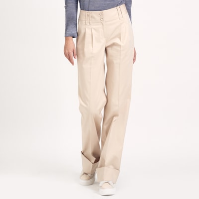 Bej Koton Kadın Pantolon