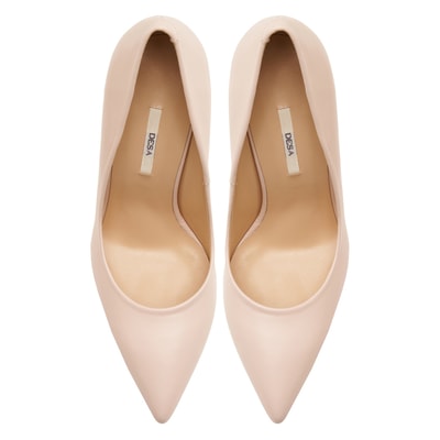 Bej Mia Kadın Deri Klasik Ayakkabı