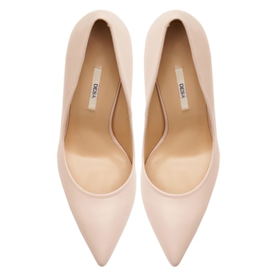 Bej Mia Kadın Deri Klasik Ayakkabı