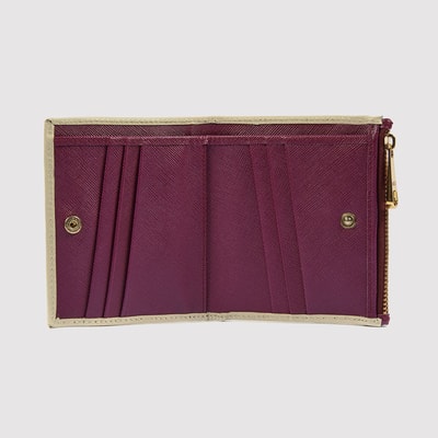 Bej Saffiano Kadın Deri Cüzdan