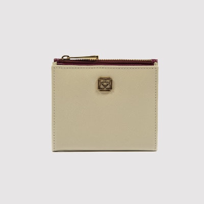 Bej Saffiano Kadın Deri Cüzdan