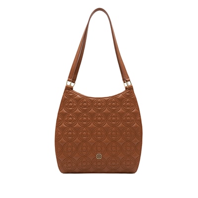 Bellen Kadın Monogram Deri Omuz Askılı Çanta