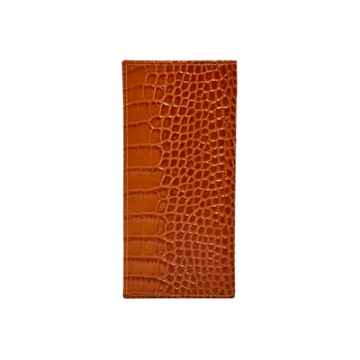 Benigna Erkek Kroko Baskılı Deri Kartlık