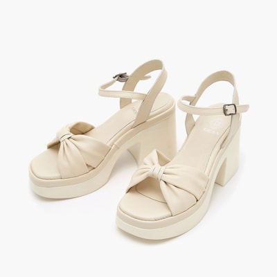 Bette Ekru Kadın Deri Sandalet