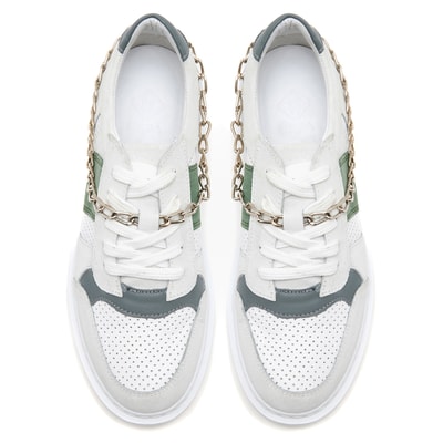 Betty Beyaz Kadın Deri Spor Ayakkabı