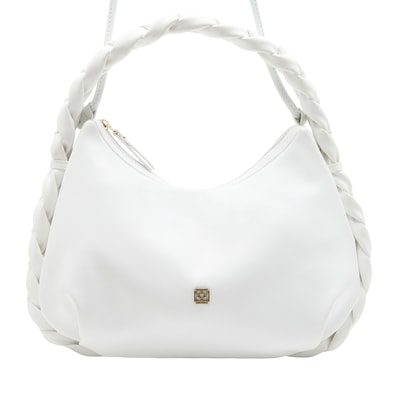 Beyaz Ancelin Kadın Omuz Askılı Çanta