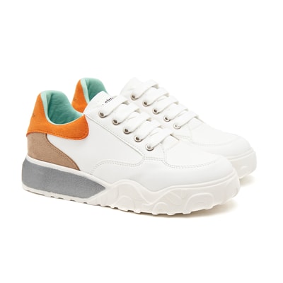 Beyaz Cali Kadın Spor Ayakkabı