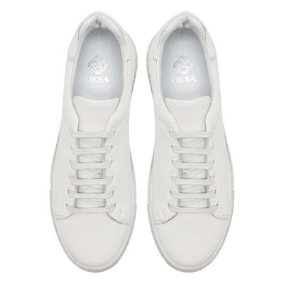 Beyaz Candide Kadın Deri Spor Ayakkabı