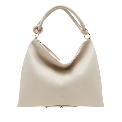 Beyaz Dauer Kadın Deri Omuz Askılı Çanta