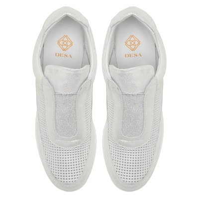 Beyaz Juana Kadın Deri Günlük Ayakkabı