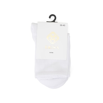 Beyaz Kadın Bambu Tenis Çorap
