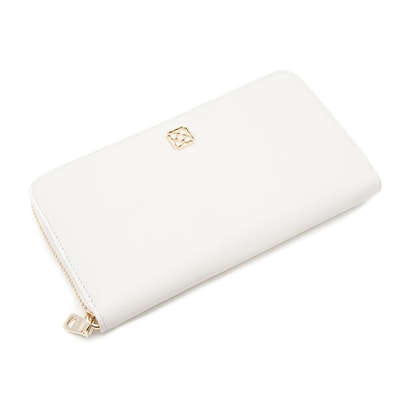 Beyaz Kadın Deri Cüzdan