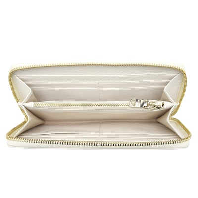 Beyaz Kadın Deri Cüzdan