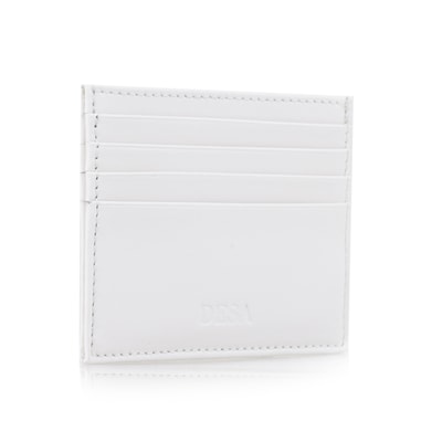 Beyaz Kadın Deri Kartlık