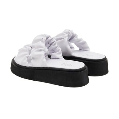 Beyaz Marguerite Kadın Terlik