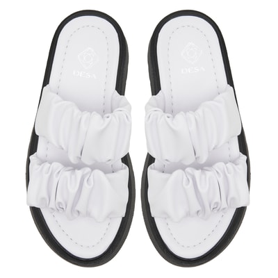 Beyaz Marguerite Kadın Terlik