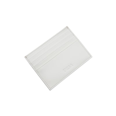 Beyaz Vidal Floter Deri Kartlık