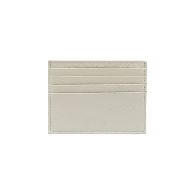 Beyaz Vidal Floter Deri Kartlık