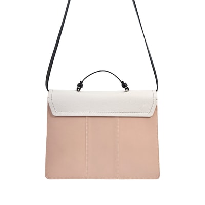 Bianca Bej Kadın Deri Omuz Çantası