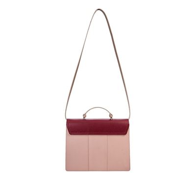 Bianca Pembe Kadın Deri Omuz Çantası
