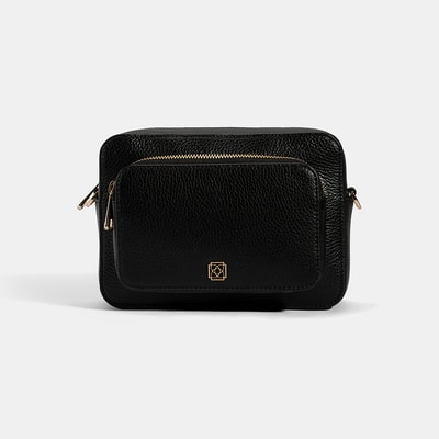 Bingo Siyah Kadın Deri Omuz Çantası