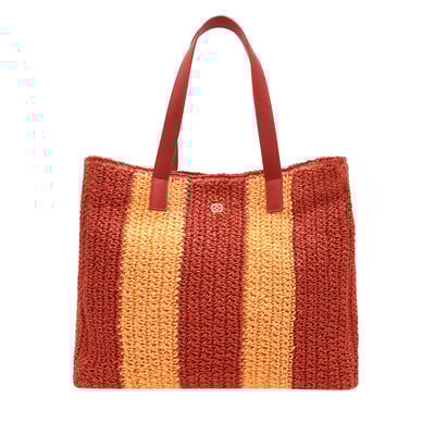 Biviza Kırmızı Kadın Hasır Omuz Çantası