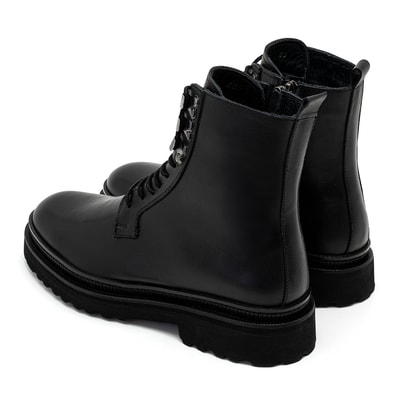 Blasa Siyah Erkek Deri Bot