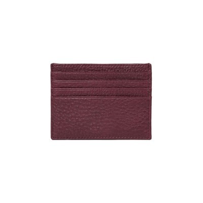 Bordo Vidal Floter Deri Kartlık