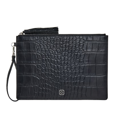 Bouguet Kadın Kroko Baskılı Deri El Çantası