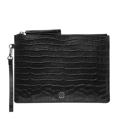 Bouleau Kadın Kroko Baskılı Deri Portföy Çanta