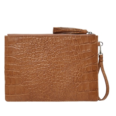 Bouleau Kadın Kroko Baskılı Deri Portföy Çanta