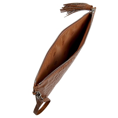 Bouleau Kadın Kroko Baskılı Deri Portföy Çanta