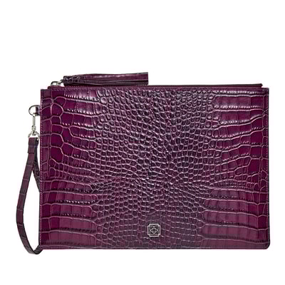 Bouleau Kadın Kroko Baskılı Deri Portföy Çanta