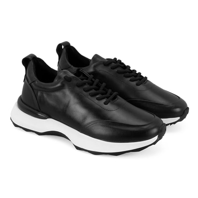Bria Siyah Erkek Deri Spor Ayakkabı