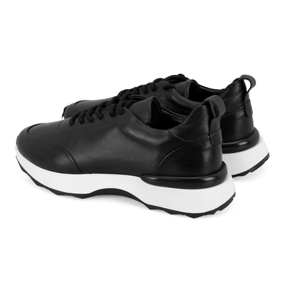 Bria Siyah Erkek Deri Spor Ayakkabı