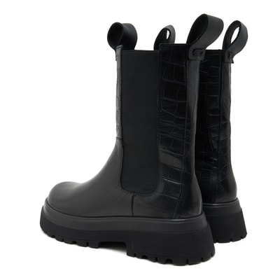 Brigett Chelsea Kadın Kroko Baskılı Deri Bot