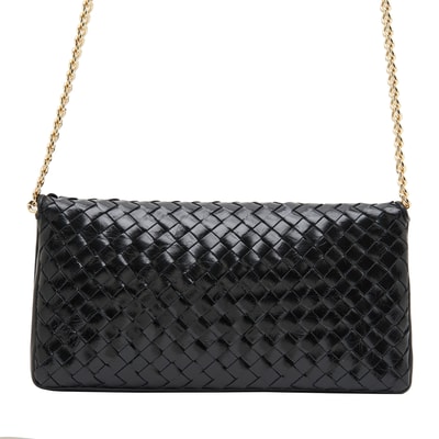 Broom Kadın Zincir Askılı Örgü Deri Çanta