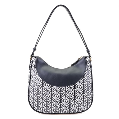 Brote Siyah Kadın Monogram Omuz Çantası