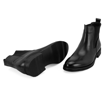 Calistane Siyah Erkek Deri Bot