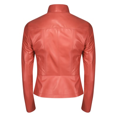 Carel Kırmızı Kadın Deri Ceket