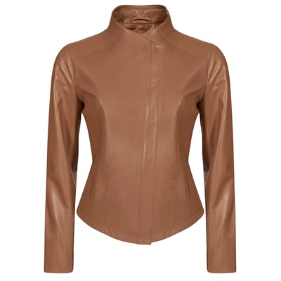 Carel Taba Kadın Deri Ceket