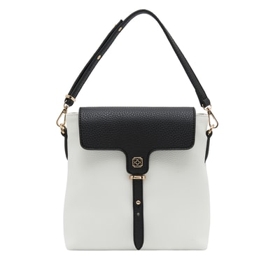 Carmen Beyaz Kemerli Kadın Omuz Çantası