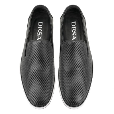 Casey Siyah Erkek Deri Günlük Ayakkabı