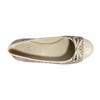 Cathlyn Kadın Örgülü Deri Babet